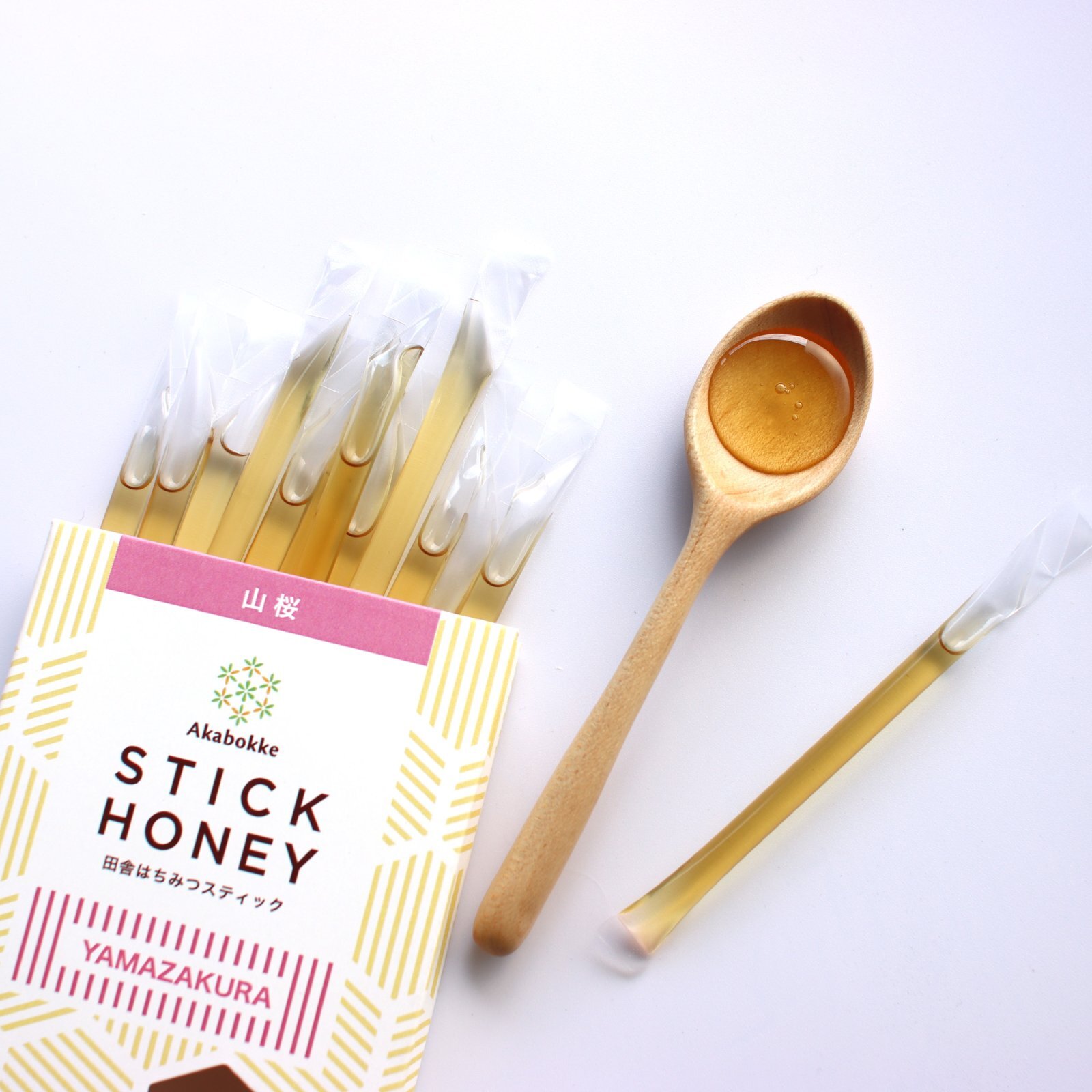 陽春の山桜 スティックハニー